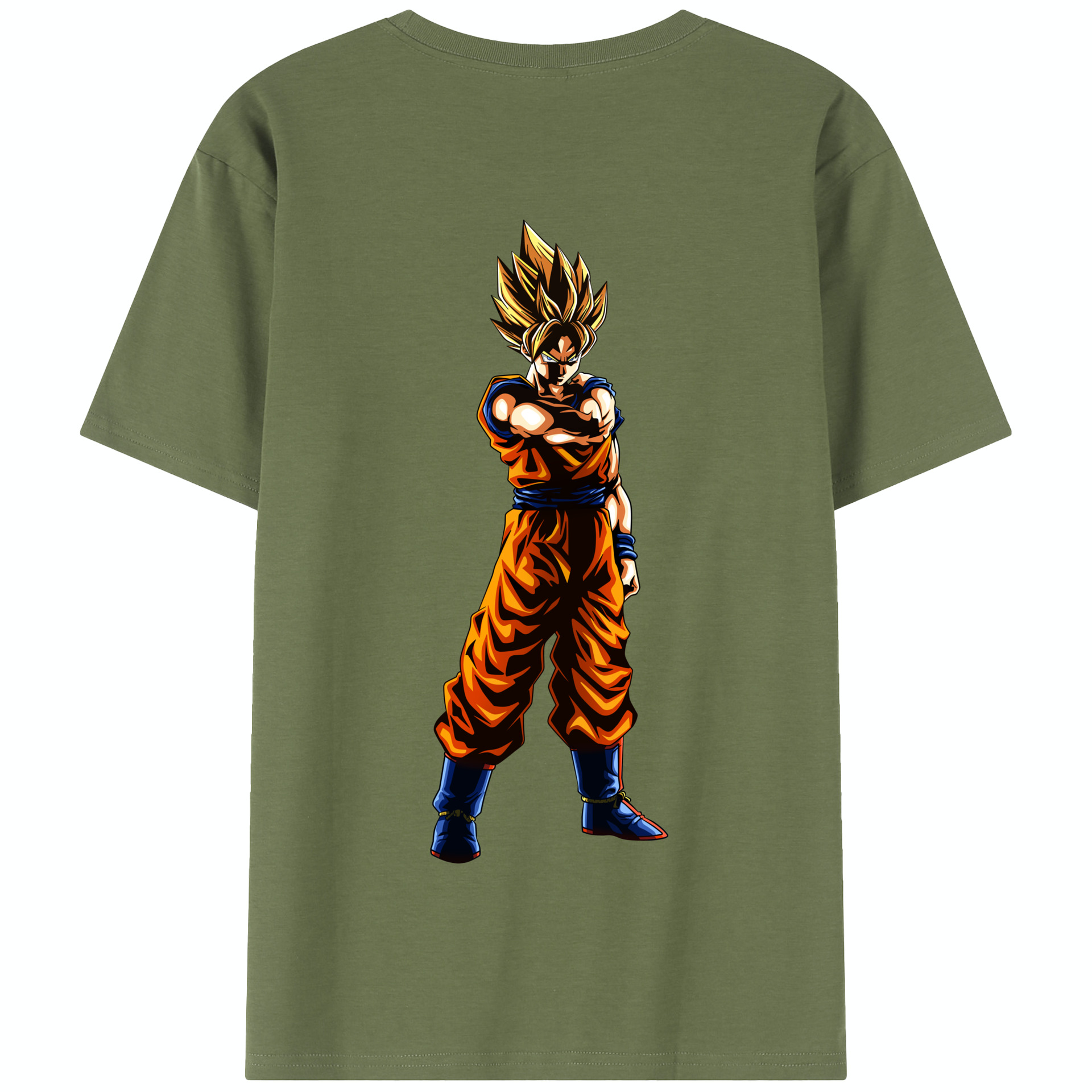 （画像用） ドラゴンボール 孫 悟飯（そんごはん）DRAGON BALL Son Gohan 綿100％半袖Tシャツ（背面プリント）